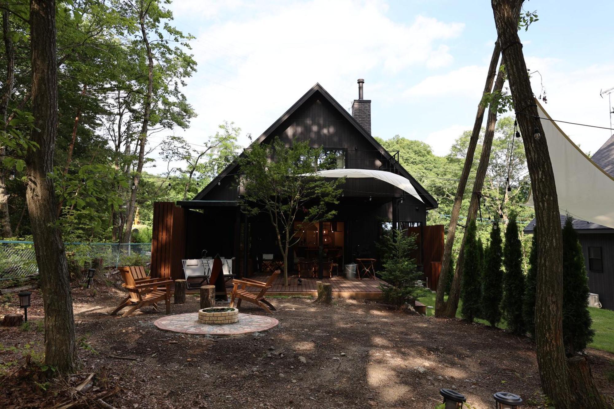 Sauna Forest Cabin 軽井沢 御代田　Mori-Asobi Oiwake Extérieur photo