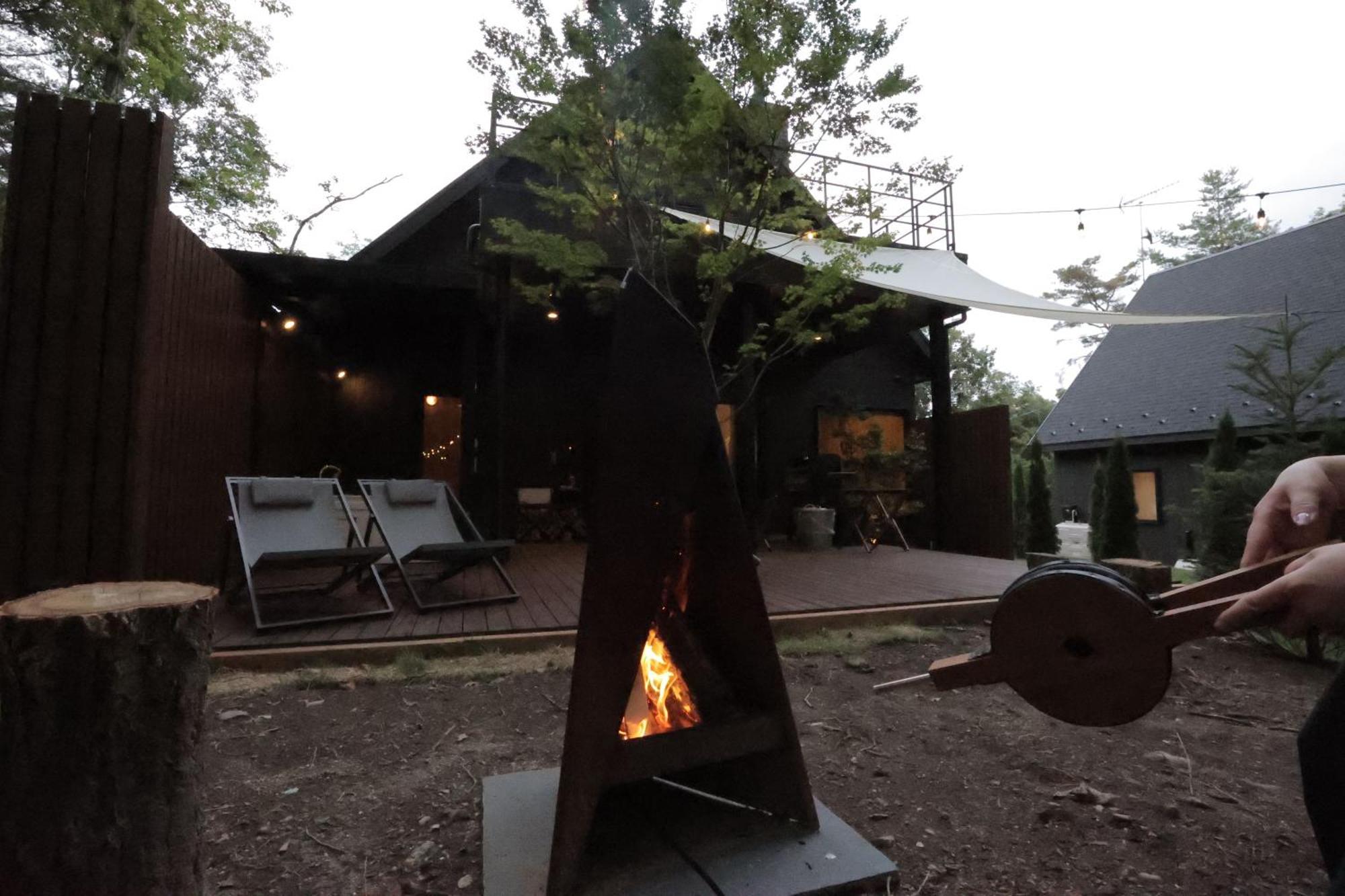 Sauna Forest Cabin 軽井沢 御代田　Mori-Asobi Oiwake Extérieur photo