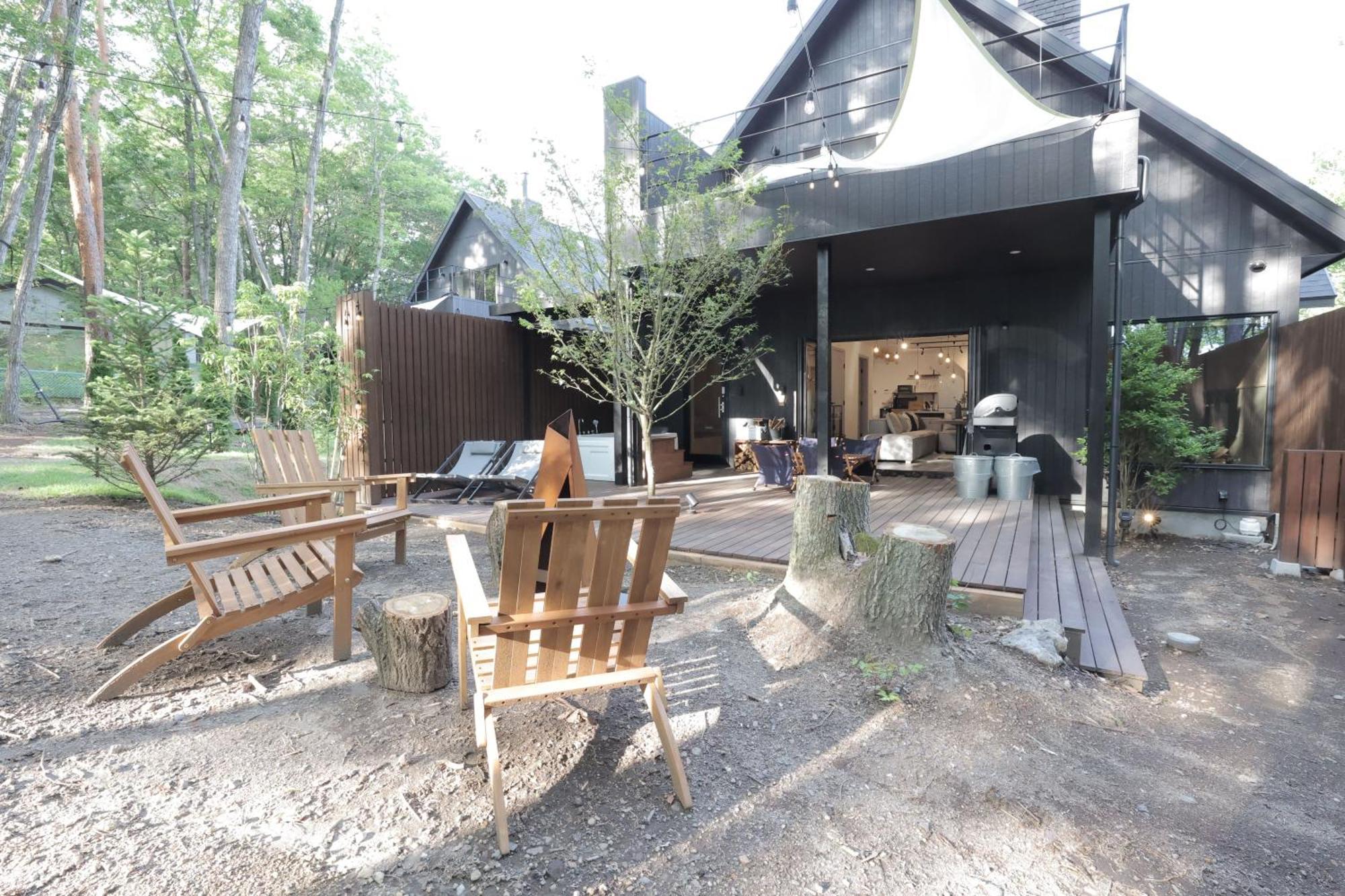 Sauna Forest Cabin 軽井沢 御代田　Mori-Asobi Oiwake Extérieur photo