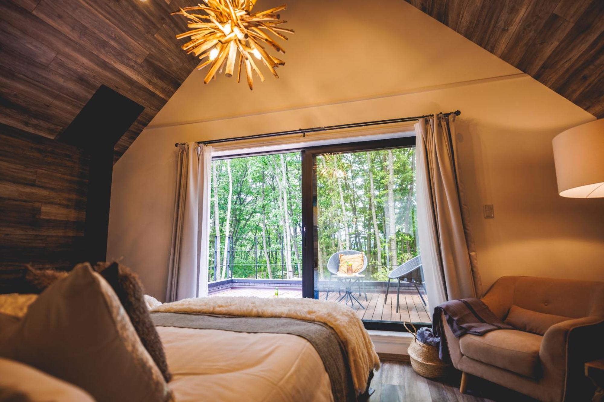 Sauna Forest Cabin 軽井沢 御代田　Mori-Asobi Oiwake Extérieur photo