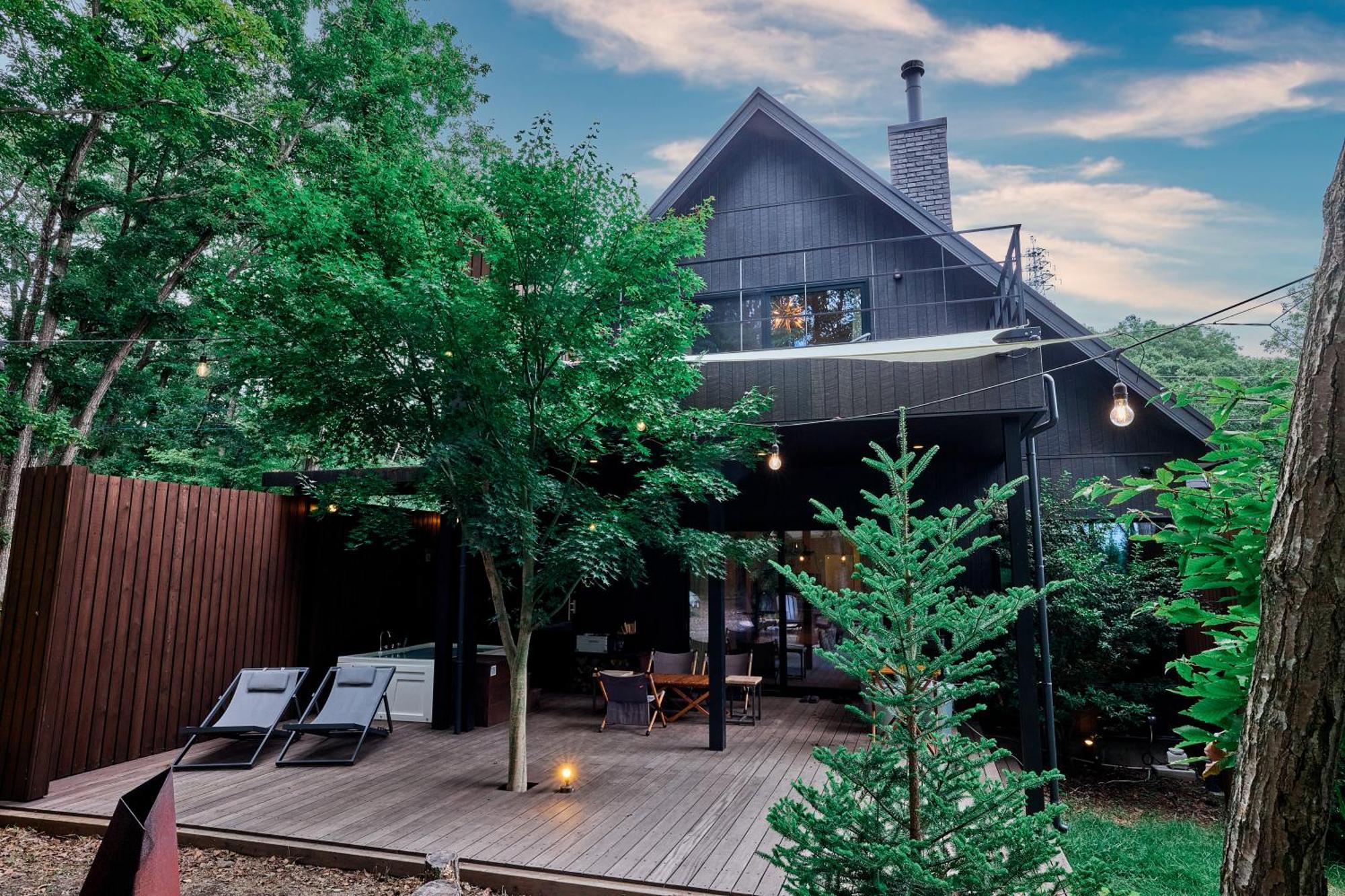 Sauna Forest Cabin 軽井沢 御代田　Mori-Asobi Oiwake Extérieur photo