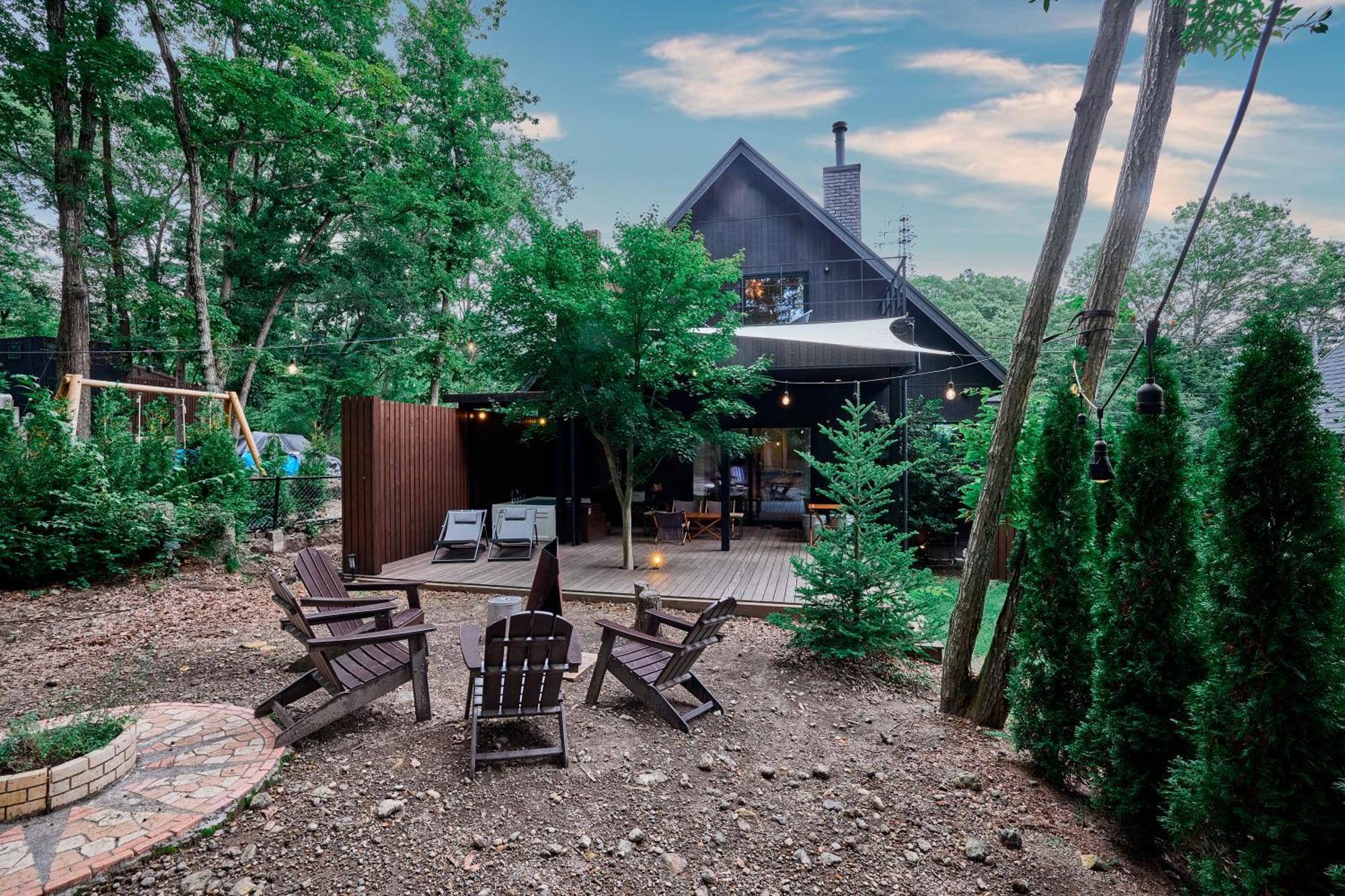 Sauna Forest Cabin 軽井沢 御代田　Mori-Asobi Oiwake Extérieur photo