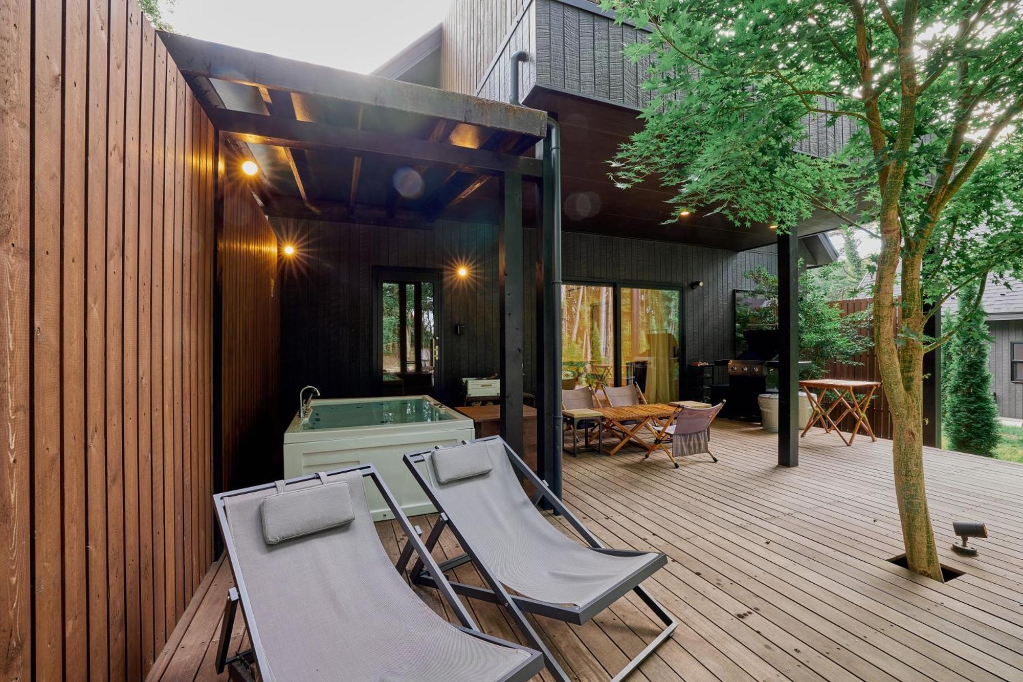 Sauna Forest Cabin 軽井沢 御代田　Mori-Asobi Oiwake Extérieur photo