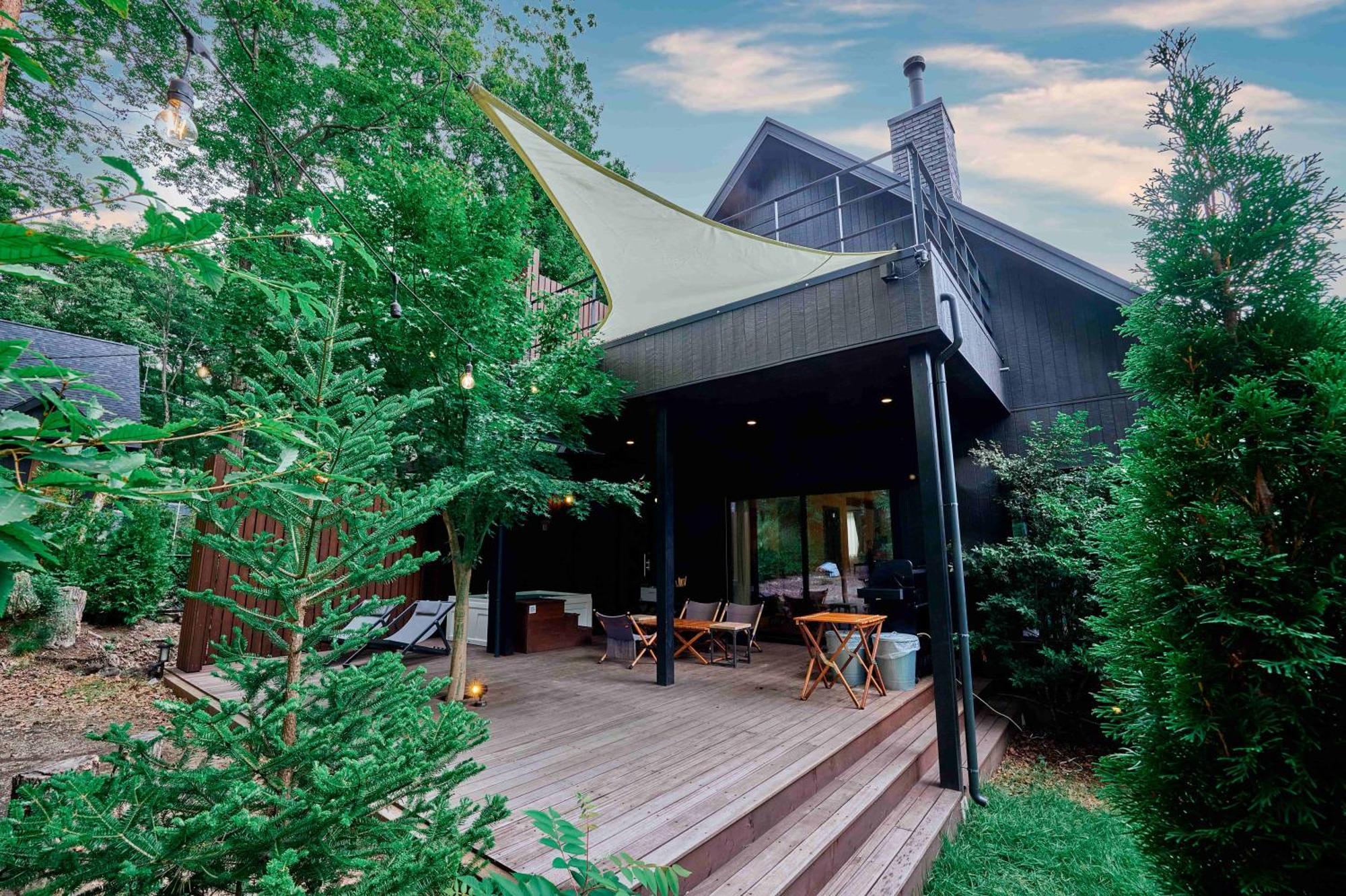 Sauna Forest Cabin 軽井沢 御代田　Mori-Asobi Oiwake Extérieur photo